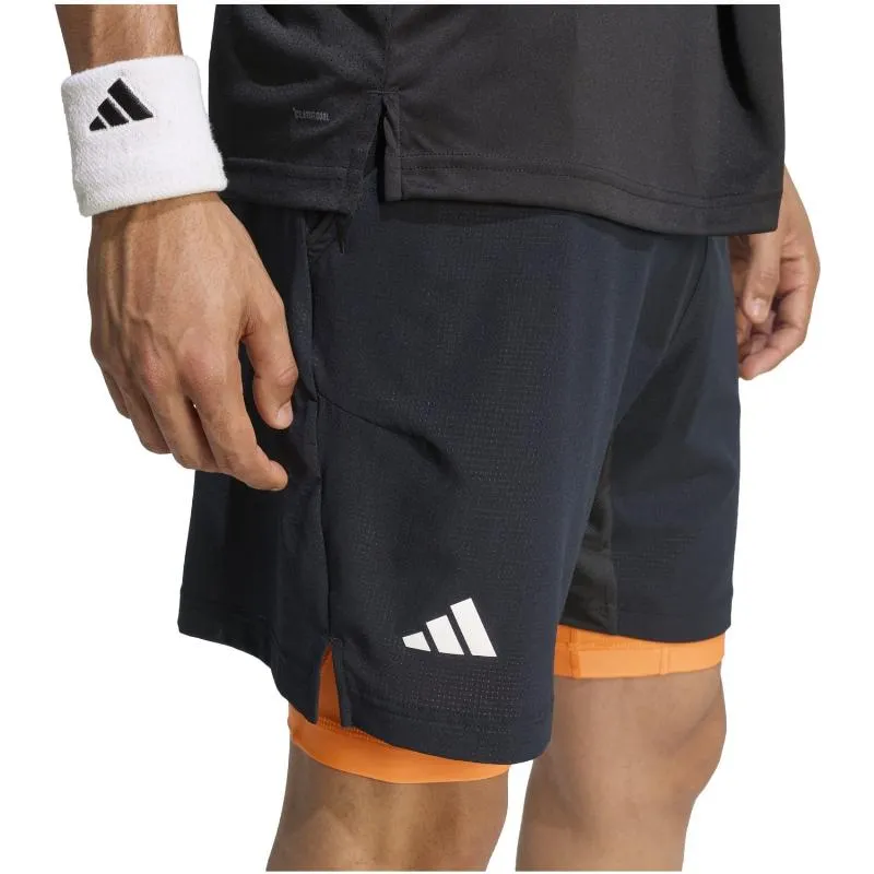 Short Adidas Set Negro Naranja