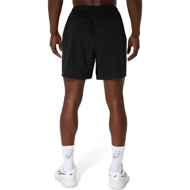 Short Asics Court 7IN Negro Blanco