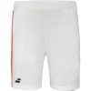 Short Babolat Play Blanco Naranja