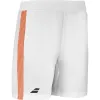 Short Babolat Play Blanco Naranja