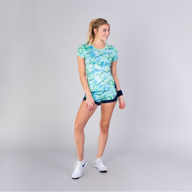 Short Bidi Badu Chidera Verde Azul Oscuro Mujer - Barata Oferta Outlet