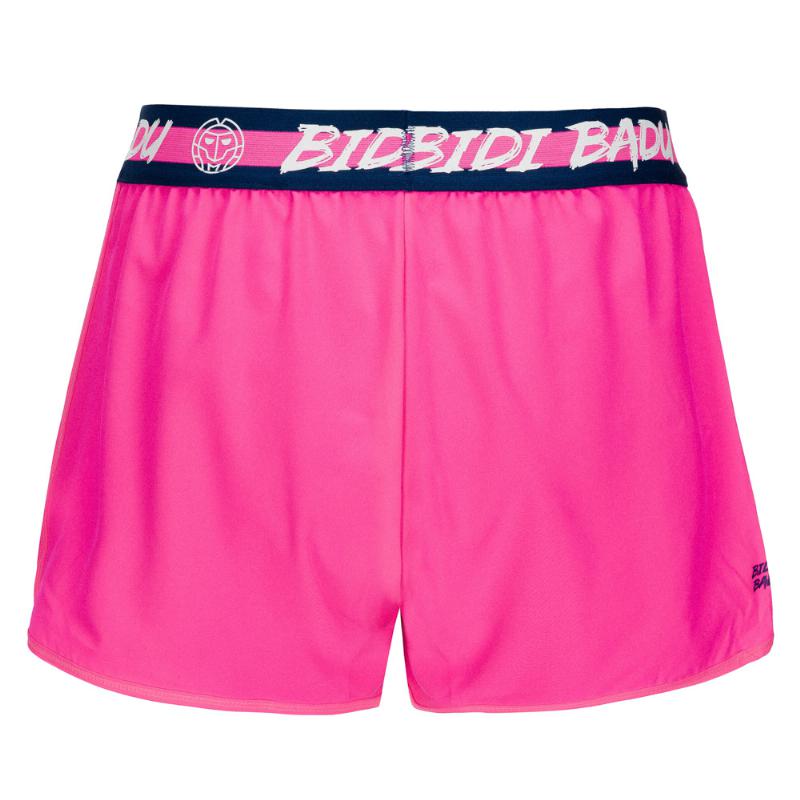 Short Bidi Badu Grey Rosa Azul Oscuro Junior - Barata Oferta Outlet