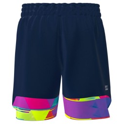 Short Bidi Badu Kaleido 7Inch Azul Oscuro Mix