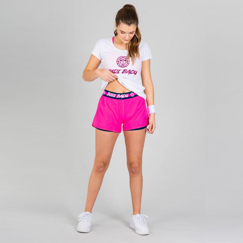 Short Bidi Badu Raven Rosa Azul Oscuro Mujer - Barata Oferta Outlet