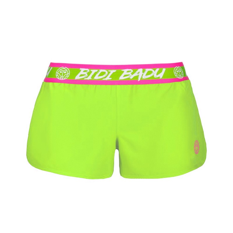 Short Bidi Badu Tiida Verde Neon Rosa Mujer - Barata Oferta Outlet