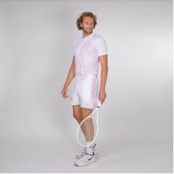 Short Bidi Badu Tulu Blanco Lila