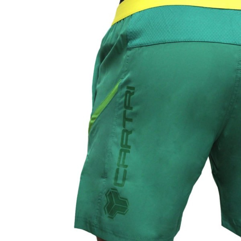 Short Cartri Brasil Elder Verde - Barata Oferta Outlet