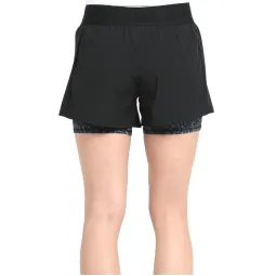 Pantaloncini Bullpadel neri Breca da donna