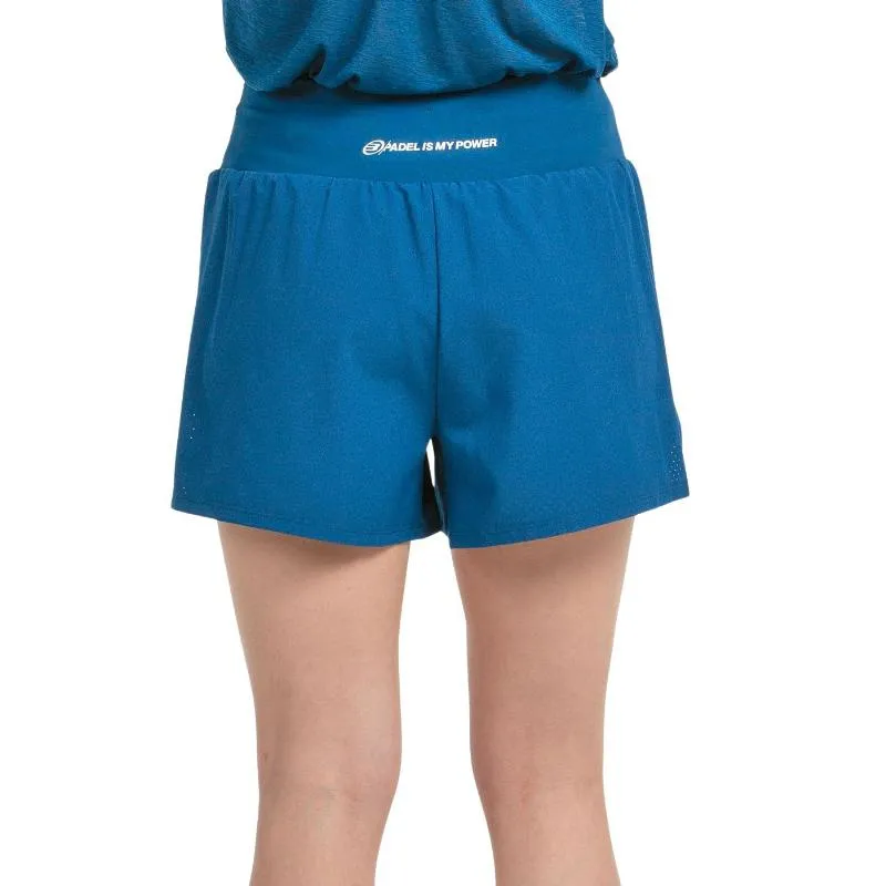 Pantaloncini da donna Bullpadel Dictio Ink Blue