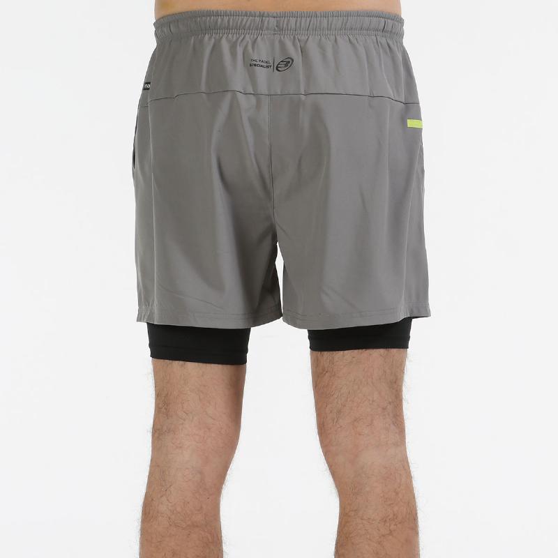 Short Bullpadel Lipes Gris Medio - Barata Oferta Outlet