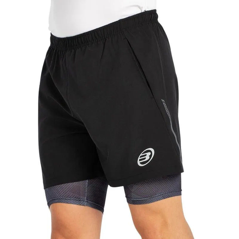 Pantaloncini Bullpadel Manzan neri
