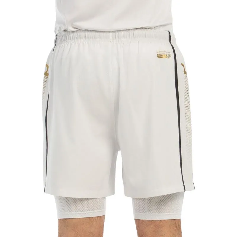 Bullpadel Premier Padel Barde White Shorts
