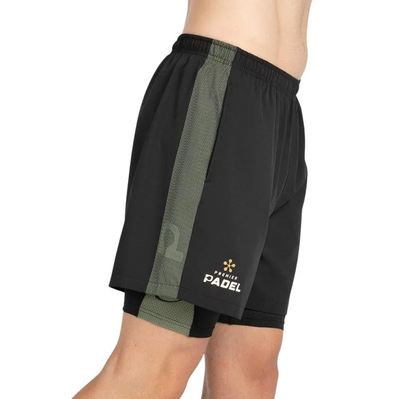 Bullpadel Premier Padel Pingu Black Shorts