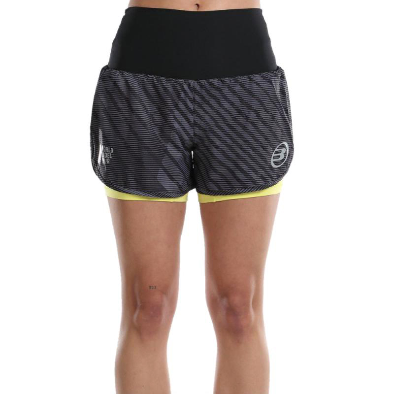Short Bullpadel WPT Lonja Negro Mujer - Barata Oferta Outlet