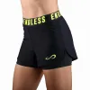 Short Endless Tech Iconic Negro Amarillo Mujer