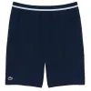 Short Lacoste Novak Djokovic Azul Marino Blanco