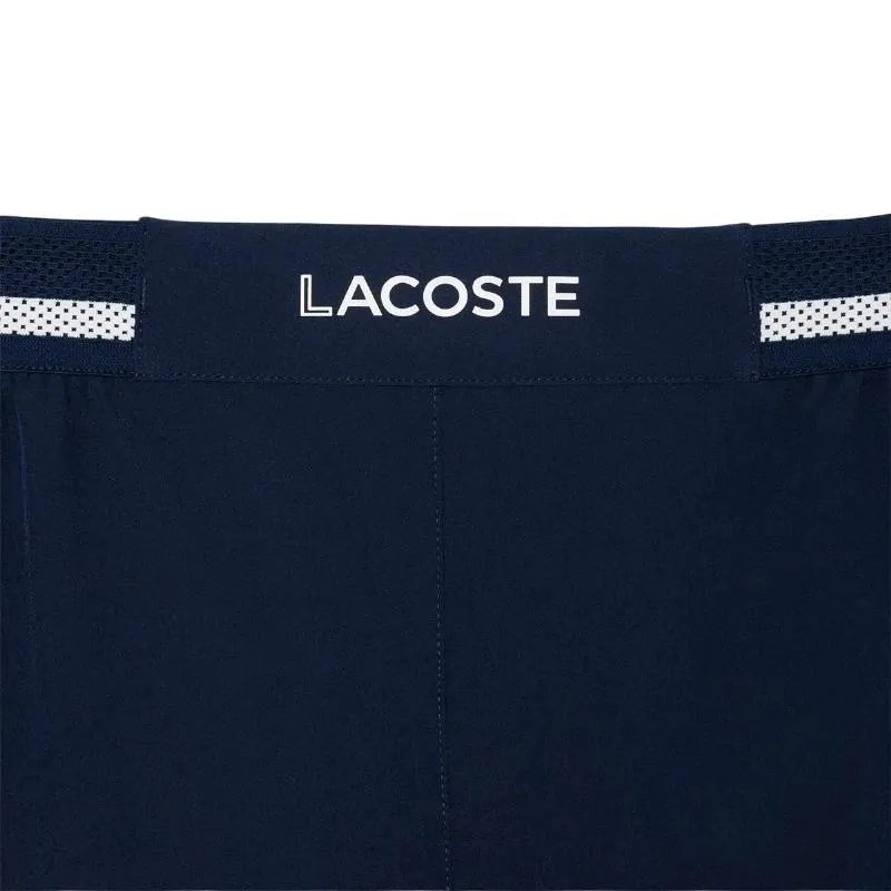 Short Lacoste Novak Djokovic Azul Marino Blanco