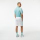 Short Lacoste Poliester Reciclado Blanco Verde - Barata Oferta Outlet