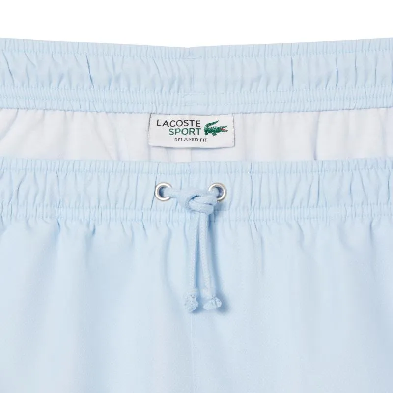 Short Lacoste Sport Azul Claro