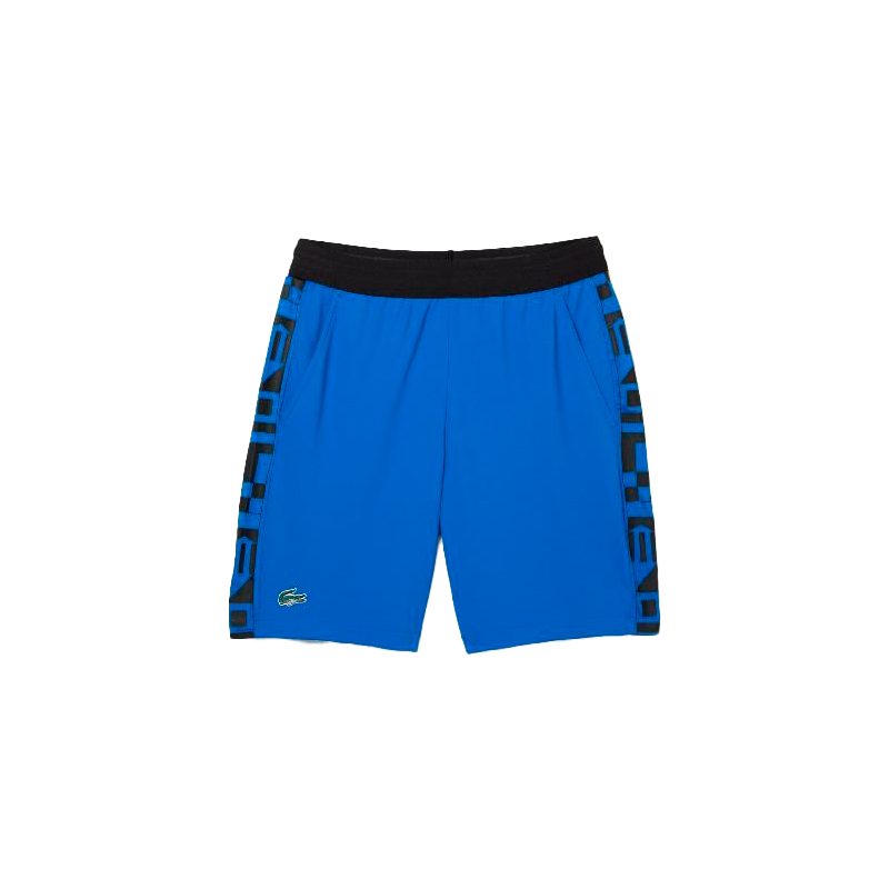 Short Lacoste Sport Azul Estampado - Barata Oferta Outlet