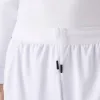 Short Lacoste Sport Blanco Estampado