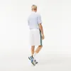 Short Lacoste Sport Rayas Laterales Blanco Verde