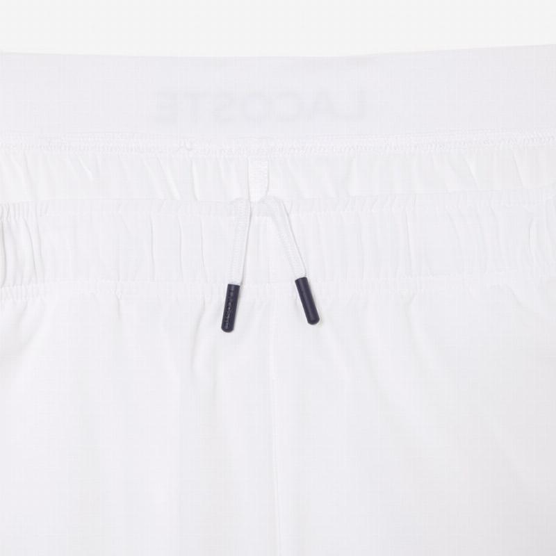Lacoste Sport Ultralight White Shorts