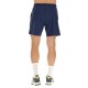 Short Lotto Superrapida V Azul Denim Amarillo Fluor - Barata Oferta Outlet