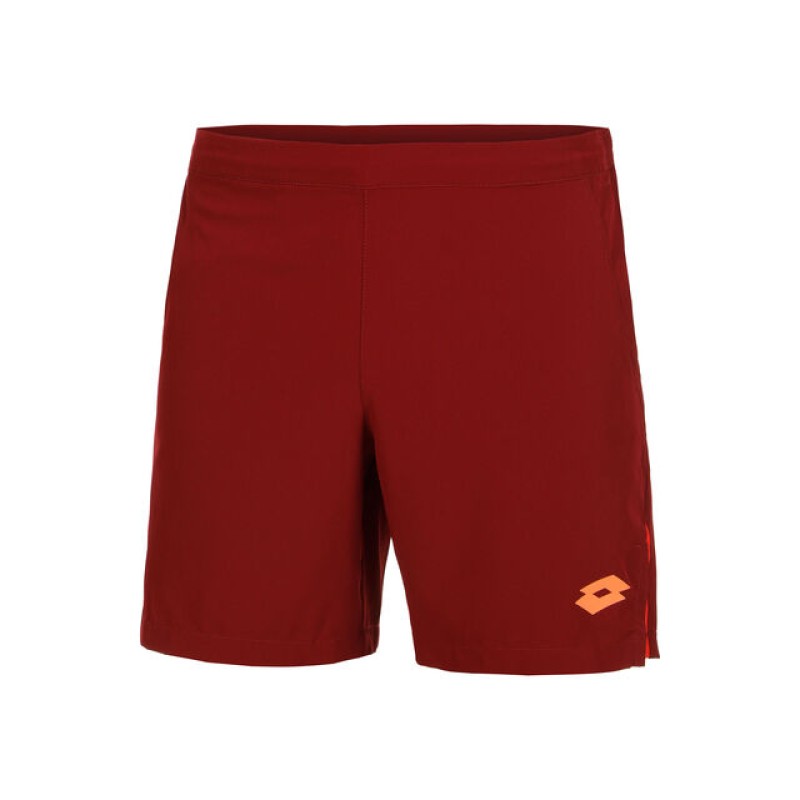 Short Lotto Tech I 7 Rojo Burdeos - Barata Oferta Outlet