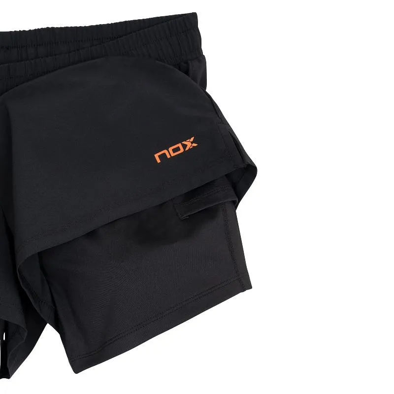 Short Nox Team Negro Mujer
