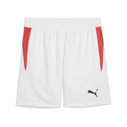 Puma White Red Shorts
