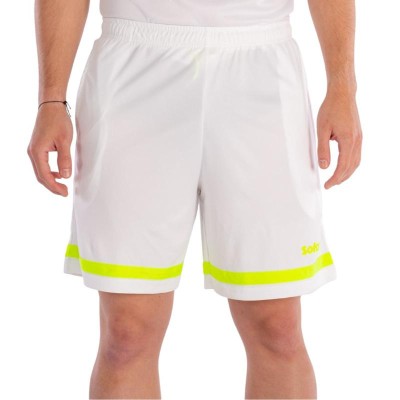 Short Softee Tipex Blanco Amarillo Fluor Junior