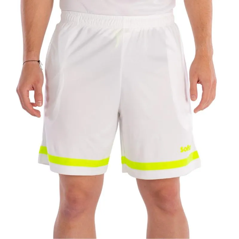 Short Softee Primax Blanco Amarillo Fluor Junior