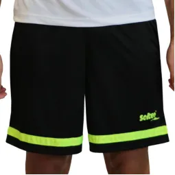 Short Softee Primax Negro Amarillo Fluor Junior