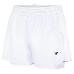 Short Tecnifibre Team Stretch Blanco Mujer