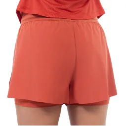 Short Tecnifibre Team Stretch Terracota Mujer