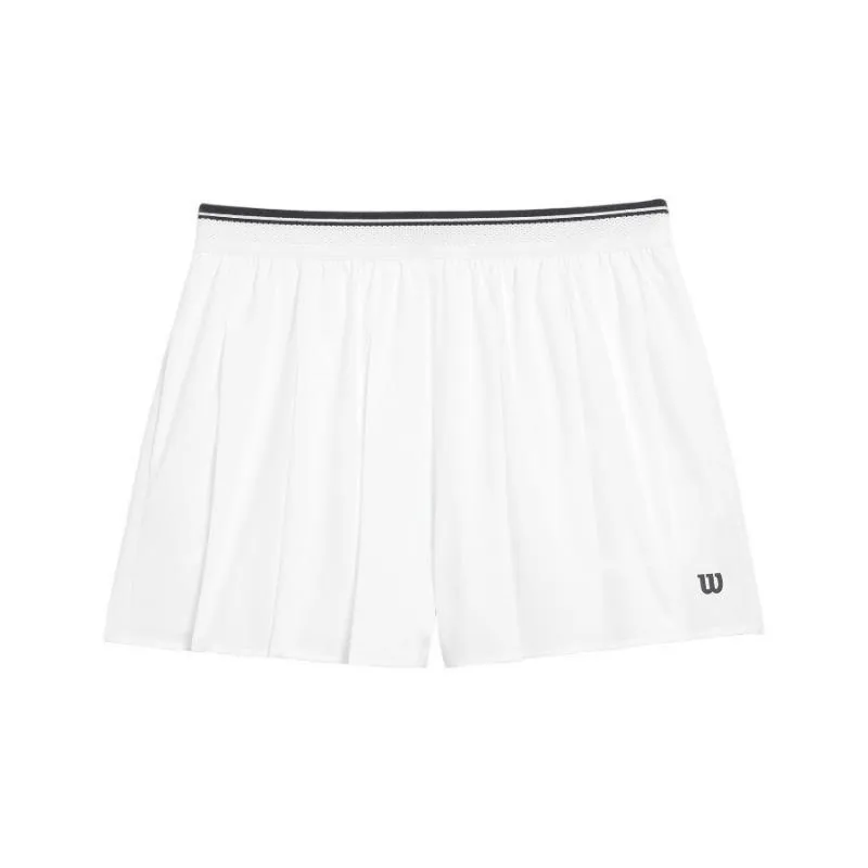 Short Wilson Velocity Pleated Blanco Mujer