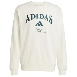 Adidas Heritage Graphic Sweatshirt Chalk White