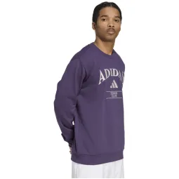 Adidas Heritage Graphic Purple Sweatshirt