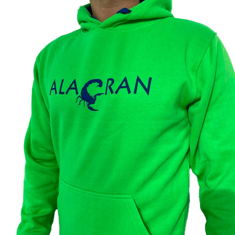 Sudadera Alacran Team Verde Royal - Barata Oferta Outlet