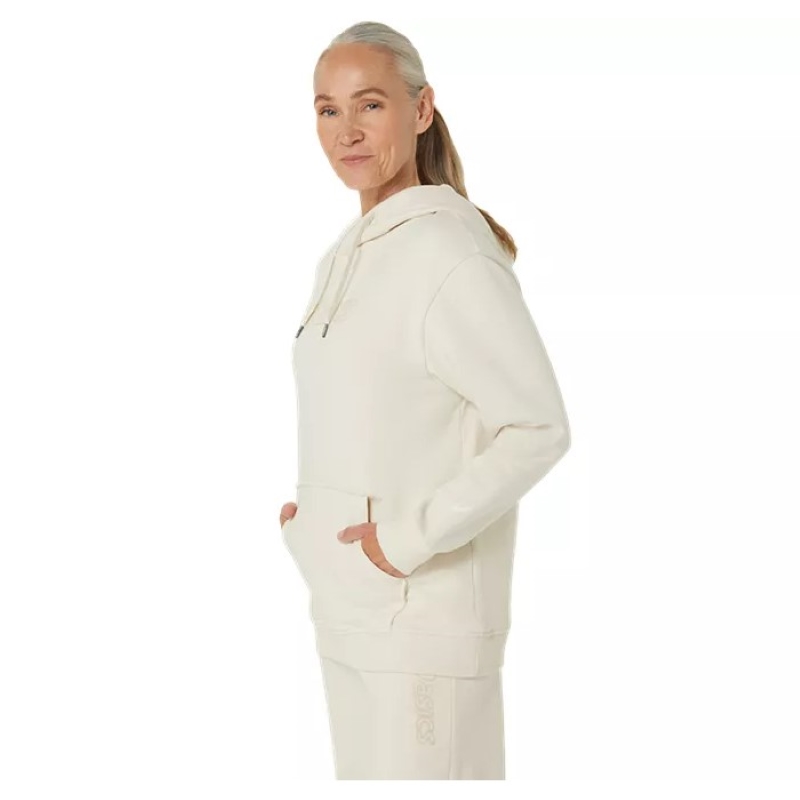Asics Logo Beige Birch Women's Sweatshirt