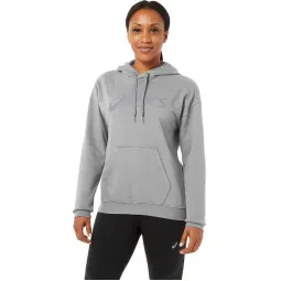 Sweatshirt Asics Logo Large Grey Woman