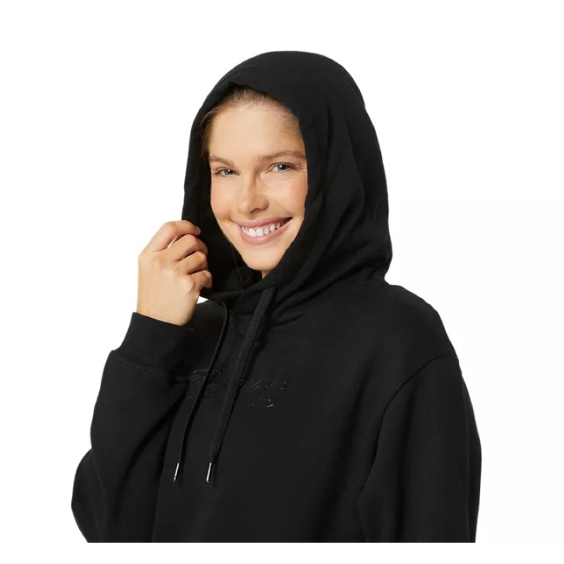 Asics Logo Black Women's Sweatshirt