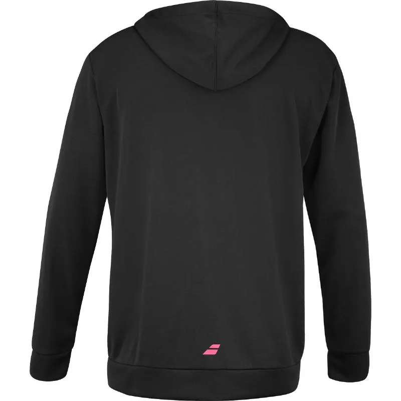 Babolat Padel Hood Black Pink Sweatshirt