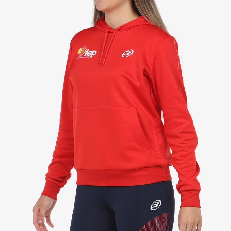 Sudadera Bullpadel FEP Evoca Rojo - Barata Oferta Outlet