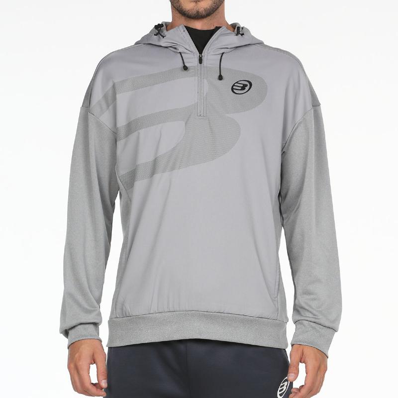 Sudadera Bullpadel Jubon Gris Vigore - Barata Oferta Outlet