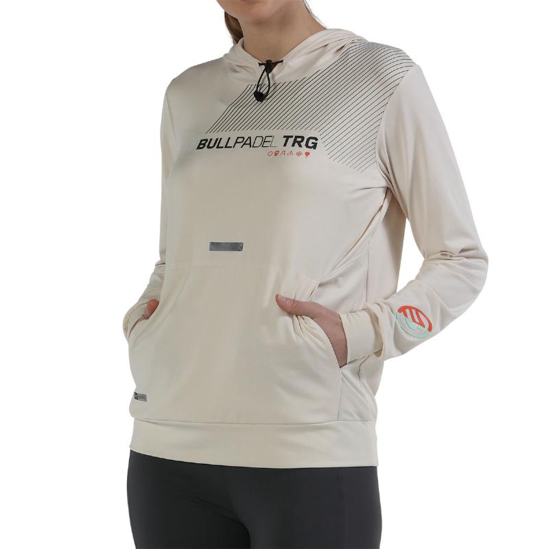 Sudadera Bullpadel Tonal Marfil - Barata Oferta Outlet