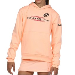 Sudadera Bullpadel WPT Renieba Salmon Fluor Junior