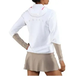 Endless Breath Line White Delave Sweatshirt