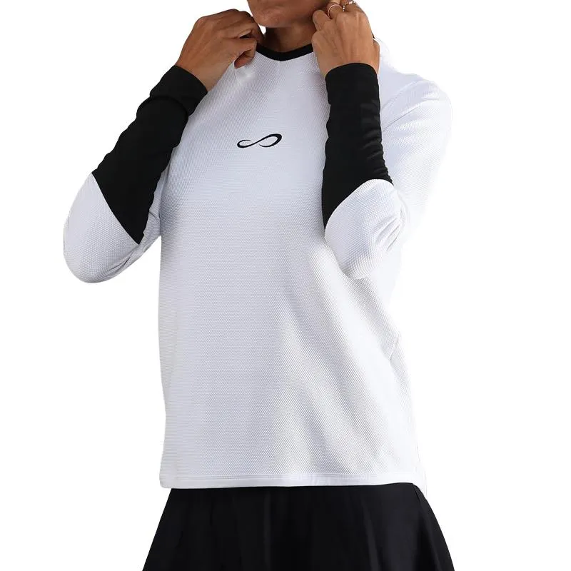 Endless Breath Line White Black Sweatshirt